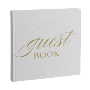 Focus Base Line Canvas Album 20x20 Guestbook White
