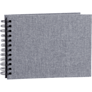 Focus Base Line Canvas Wire-O 23x17 Grey w. black sheets