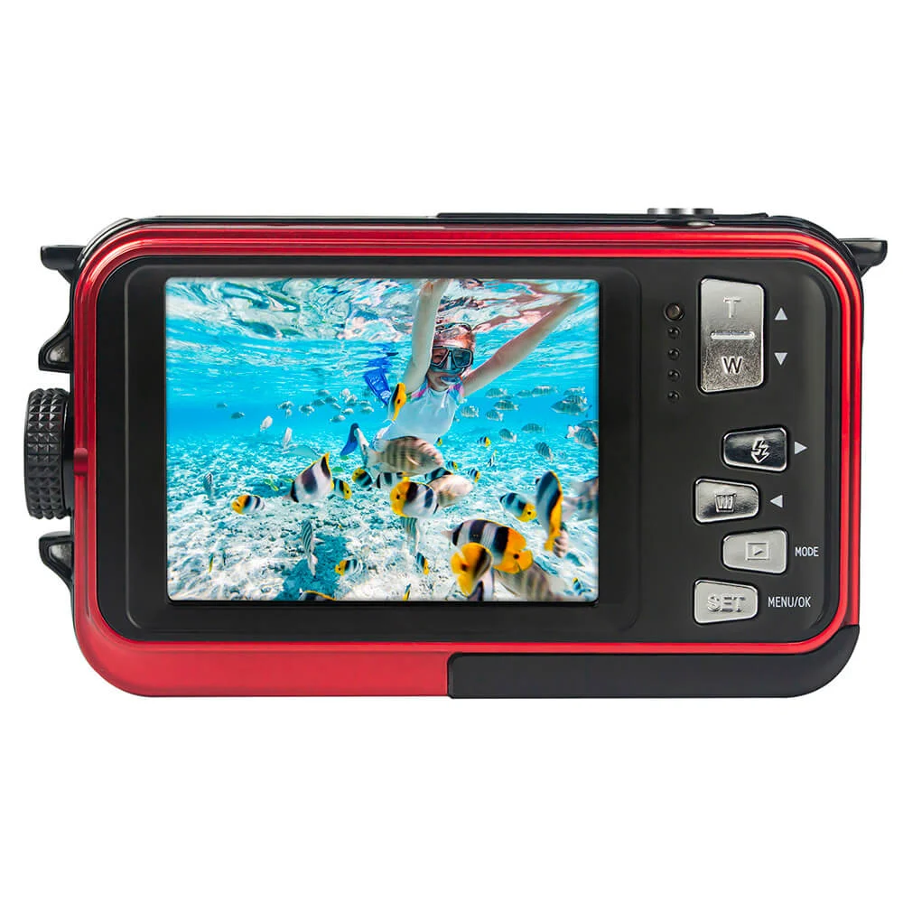 AGFAPHOTO Digitalkamera WP8000 CMOS WP 24MP Röd Full HD - Bild 2