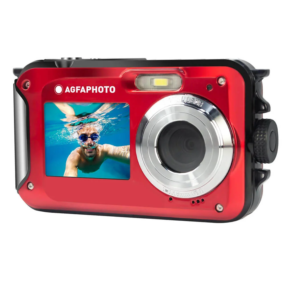 AGFAPHOTO Digitalkamera WP8000 CMOS WP 24MP Röd Full HD - Bild 3