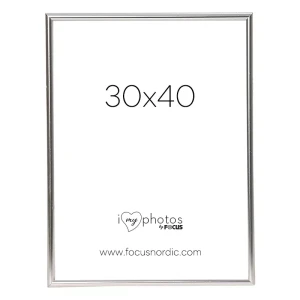 Focus Can-Can Shiny Silver 30X40