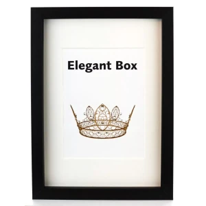 Elegant Box Svart 21X29,7 A4 (PP 15X20)