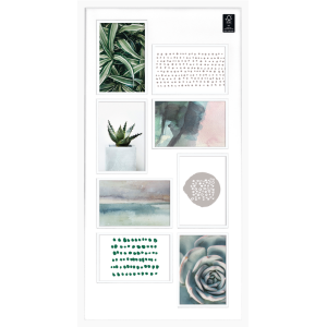 Focus Collageram 8 Bilder w. dubbel PP Vit