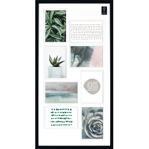Focus Collageram 8 Bilder w. dubbel PP Svart