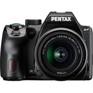 Systemkamera Ricoh/Pentax Pentax KF Black + 18-55 WR