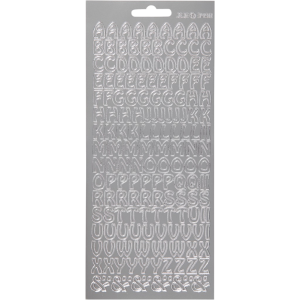 Focus Stickers Silver Letters Design 2